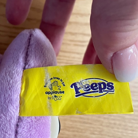 Applause Easter Peeps Plush Pull Back & Go Chick Purple Lavender Toy 4” Rare - Picture 8 of 10